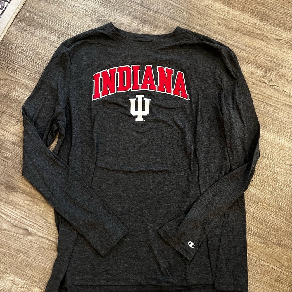 Champion Dark Gray Long Sleeve Shirt